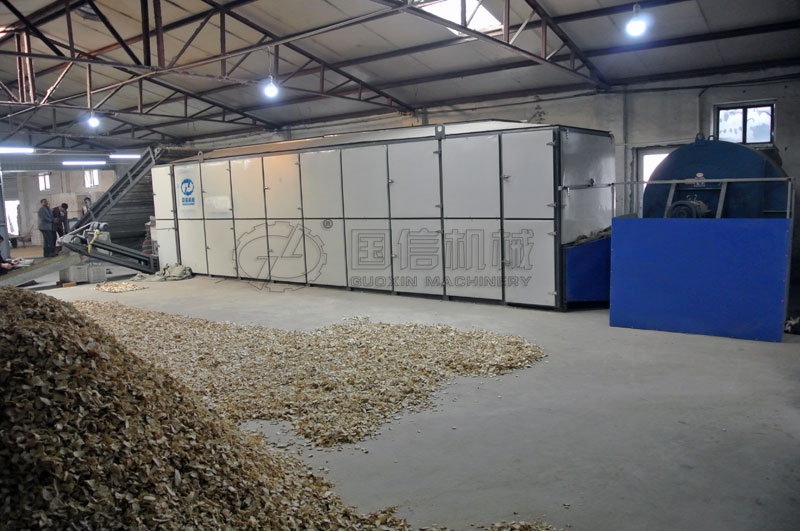 河北安國烘干山藥片現場圖片